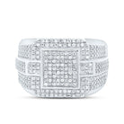 Sterling Silver Diamond Men's Ring 1/3 Cttw - Splendid Jewellery