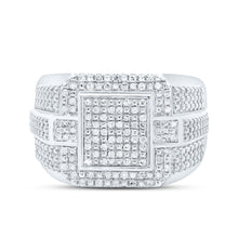 Load image into Gallery viewer, Sterling Silver Diamond Men's Ring 1/3 Cttw - Splendid Jewellery