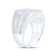 Load image into Gallery viewer, Sterling Silver Diamond Men's Ring 1/3 Cttw - Splendid Jewellery