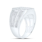 Sterling Silver Diamond Men's Ring 1/3 Cttw - Splendid Jewellery