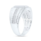 Sterling Silver Diamond Men's Ring 1/4 Cttw - Splendid Jewellery