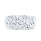 Sterling Silver Diamond Men's Ring 1/4 Cttw - Splendid Jewellery