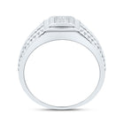 Sterling Silver Diamond Men's Ring 1/4 Cttw - Splendid Jewellery