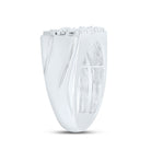 Sterling Silver Diamond Men's Ring 1/4 Cttw - Splendid Jewellery