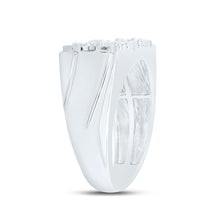 Load image into Gallery viewer, Sterling Silver Diamond Men's Ring 1/4 Cttw - Splendid Jewellery
