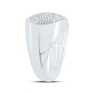 Sterling Silver Diamond Men's Ring 3/4 Cttw - Splendid Jewellery