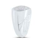 Sterling Silver Diamond Men's Ring 3/4 Cttw - Splendid Jewellery