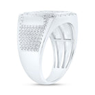 Sterling Silver Diamond Men's Ring 3/8 Cttw - Splendid Jewellery