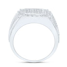 Sterling Silver Diamond Men's Ring 3/8 Cttw - Splendid Jewellery