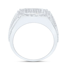Load image into Gallery viewer, Sterling Silver Diamond Men's Ring 3/8 Cttw - Splendid Jewellery