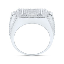 Load image into Gallery viewer, Sterling Silver Diamond Men's Ring 3/8 Cttw - Splendid Jewellery