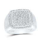 Sterling Silver Diamond Men's Ring 3/8 Cttw - Splendid Jewellery