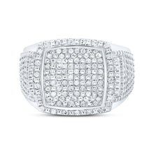 Load image into Gallery viewer, Sterling Silver Diamond Men's Ring 3/8 Cttw - Splendid Jewellery