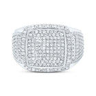 Sterling Silver Diamond Men's Ring 3/8 Cttw - Splendid Jewellery