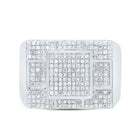 Sterling Silver Diamond Men's Ring 3/8 Cttw - Splendid Jewellery