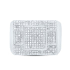 Sterling Silver Diamond Men's Ring 3/8 Cttw - Splendid Jewellery