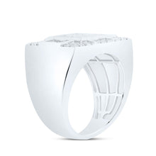 Load image into Gallery viewer, Sterling Silver Diamond Men's Ring 3/8 Cttw - Splendid Jewellery