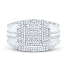 Sterling Silver Diamond Men's Ring 3/8 Cttw - Splendid Jewellery