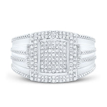 Load image into Gallery viewer, Sterling Silver Diamond Men's Ring 3/8 Cttw - Splendid Jewellery