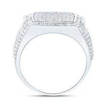 Load image into Gallery viewer, Sterling Silver Diamond Men's Ring 3/8 Cttw - Splendid Jewellery