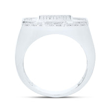 Load image into Gallery viewer, Sterling Silver Diamond Men's Ring 3/8 Cttw - Splendid Jewellery