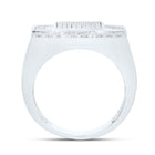 Sterling Silver Diamond Men's Ring 3/8 Cttw - Splendid Jewellery