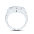 Sterling Silver Diamond Men's Ring 3/8 Cttw - Splendid Jewellery