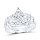 Sterling Silver Diamond Ring 1 Cttw - Splendid Jewellery