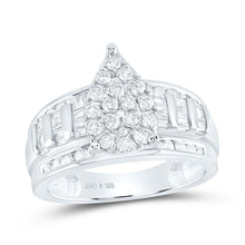 Load image into Gallery viewer, Sterling Silver Diamond Ring 1 Cttw - Splendid Jewellery