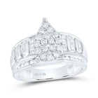 Sterling Silver Diamond Ring 1 Cttw - Splendid Jewellery