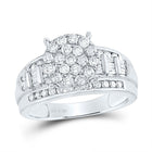 Sterling Silver Diamond Ring 1 Cttw - Splendid Jewellery