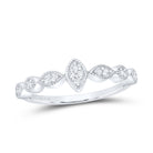 Sterling Silver Diamond Ring 1/10 Cttw - Splendid Jewellery