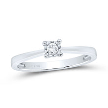 Load image into Gallery viewer, Sterling Silver Diamond Ring 1/12 Cttw - Splendid Jewellery