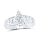 Sterling Silver Diamond Ring 1/2 Cttw - Splendid Jewellery