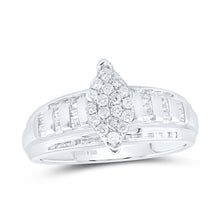 Load image into Gallery viewer, Sterling Silver Diamond Ring 1/2 Cttw - Splendid Jewellery