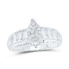 Sterling Silver Diamond Ring 1/2 Cttw - Splendid Jewellery