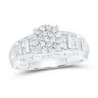 Sterling Silver Diamond Ring 1/2 Cttw - Splendid Jewellery