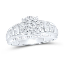 Load image into Gallery viewer, Sterling Silver Diamond Ring 1/2 Cttw - Splendid Jewellery