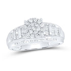 Sterling Silver Diamond Ring 1/2 Cttw - Splendid Jewellery