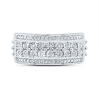 Sterling Silver Diamond Ring 1/20 Cttw - Splendid Jewellery
