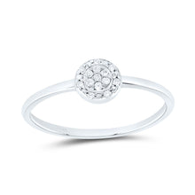 Load image into Gallery viewer, Sterling Silver Diamond Ring 1/20 Cttw - Splendid Jewellery