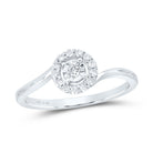 Sterling Silver Diamond Ring 1/6 Cttw - Splendid Jewellery