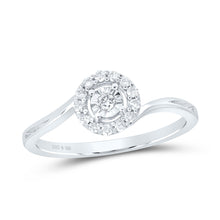 Load image into Gallery viewer, Sterling Silver Diamond Ring 1/6 Cttw - Splendid Jewellery