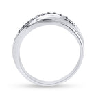 Sterling Silver Round Brown Diamond Wedding Band Ring 1/4 Cttw - Splendid Jewellery