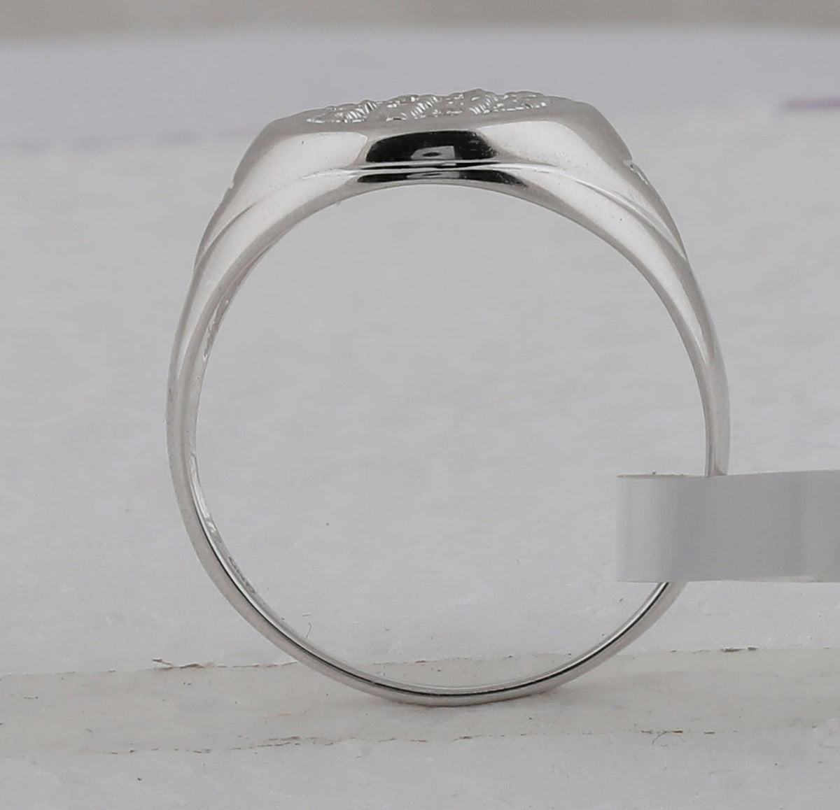 Sterling Silver Round Diamond Fashion Mens Ring 1/6 Cttw - Splendid Jewellery