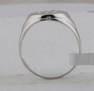 Sterling Silver Round Diamond Fashion Mens Ring 1/6 Cttw - Splendid Jewellery