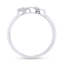 Load image into Gallery viewer, Sterling Silver Round Diamond Gift Heart Ring 1/20 Cttw - Splendid Jewellery
