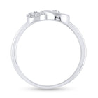 Sterling Silver Round Diamond Gift Heart Ring 1/20 Cttw - Splendid Jewellery