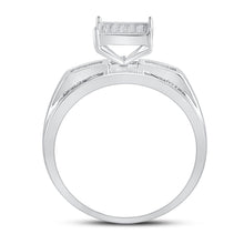 Load image into Gallery viewer, Sterling Silver Round Diamond Gift Micro Pave Ring 1/8 Cttw - Splendid Jewellery