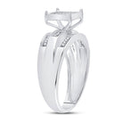 Sterling Silver Round Diamond Gift Micro Pave Ring 1/8 Cttw - Splendid Jewellery